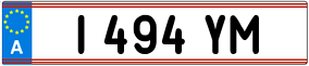 Truck License Plate